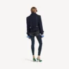 Mini-short pour femme bleu marine/noir surteint