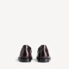 Mocassins confortables pour homme, couleur bordeaux foncé
