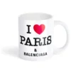 Mug « I love Paris » de Balenciaga « White » 818761T01769000