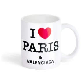 Mug « I love Paris » de Balenciaga « White » 818761T01769000
