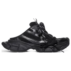 Mules 3XL « Black Mesh and Polyurethane » 742672W3XL11010