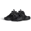 Mules 3XL « Maille noire et polyuréthane » 742682W3XL11010