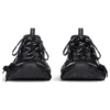Mules 3XL « Maille noire et polyuréthane » 742682W3XL11010