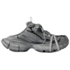 Mules 3XL « Grey Mesh and Polyurethane » 742682W3XL11210
