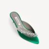 Mules Balenciaga | Manolo Blahnik pour femme, couleur « grass » Mules Balenciaga | Manolo Blahnik pour femme, couleur « grass »