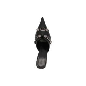 Mules Cagole 80 mm « Black » 714253WAD4E1081