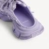 Mules à carreaux 3XL pour femme, couleur lilas