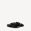 Mules à ceintures pour homme, noires Mules à ceintures pour homme, noires
