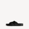 Mules à ceintures pour homme, noires Mules à ceintures pour homme, noires