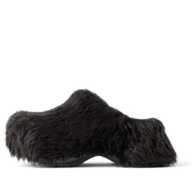 Mules Crocs « Black Fake Fur on Rubber » 720762W0FOU1000