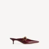 Mules de ville pour femme, couleur merlot Mules de ville pour femme, couleur merlot