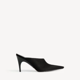 Mules Duchesse pour femme, noires