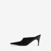 Mules Duchesse pour femme, noires