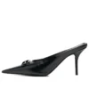 Mules en cuir Knife BB « Noir » 694722WBBI21000