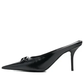 Mules en cuir Knife BB « Noir » 694722WBBI21000