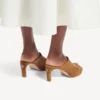 Mules Fargo pour femme, couleur marron