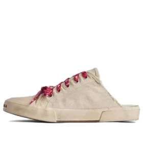 Mules Paris « Coton déchiré blanc et caoutchouc blanc » 693952W3PA59060