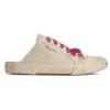 Mules Paris « Coton déchiré blanc et caoutchouc blanc » 693952W3PA59060