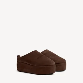 Mules à plateforme Alaska Soft pour femme, couleur espresso clair Mules à plateforme Alaska Soft pour femme, couleur espresso clair