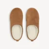 Mules à plateforme Alaska Soft pour femme, marron/blanc