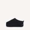 Mules à plateforme Alaska Soft pour femme, noires Mules à plateforme Alaska Soft pour femme, noires