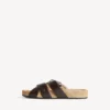 Mules à sangle pour homme, couleur moka Mules à sangle pour homme, couleur moka