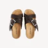 Mules à sangle pour homme, couleur moka Mules à sangle pour homme, couleur moka