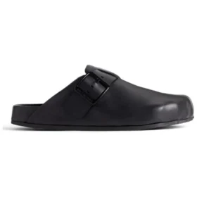 Mules Sunday « Cuir de veau noir mat » 761712WCEA11000