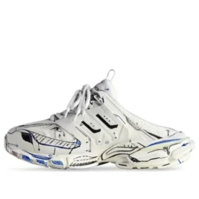 Mules Track.3 « White Graffiti Black » 653813W3SRA9014