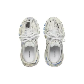Mules Track.3 « White Graffiti Black » 653813W3SRA9014