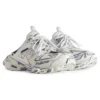 Mules Track.3 « White Graffiti Black » 653813W3SRA9014