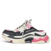 Mules Triple S « Blanc, rose et noir, double mousse et mesh » 755686W3SM15671