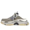 Mules Triple S « Gris-bleu, double mousse et mesh » 755687W3SM11259