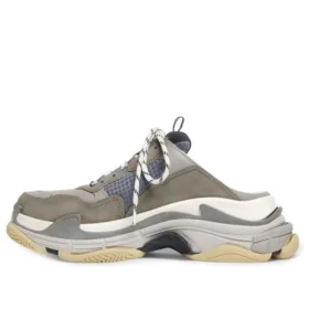Mules Triple S « Gris-bleu, double mousse et mesh » 755687W3SM11259