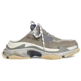 Mules Triple S « Gris-bleu, double mousse et mesh » 755687W3SM11259