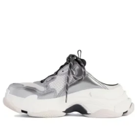 Mules Triple S « Silver » 755686W2FWM8191