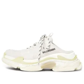 Mules Triple S « White Double Foam and Mesh » 755686W3SM29097