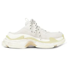 Mules Triple S « White Double Foam and Mesh » 755686W3SM29097