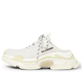 Mules Triple S « White Double Foam and Mesh » 755687W3SM29097