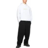 Nouveau sweat à capuche « White » à coupe moyenne 570811TIV559152