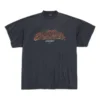 Oversized T-shirt « Black Faded » 739028TPVM81568