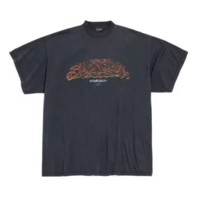 Oversized T-shirt « Black Faded » 739028TPVM81568