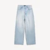 Pantalon ample bleu clair Pantalon ample bleu clair