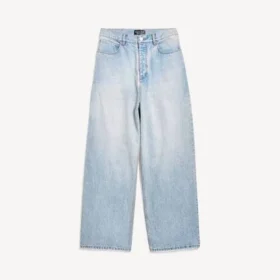 Pantalon ample bleu clair