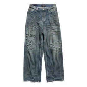 Pantalon ample « Light Blue » 745213TNW014974