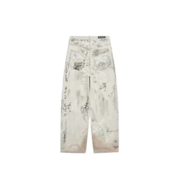 Pantalon baggy « Graffiti » « Gris » 745223TBP475411