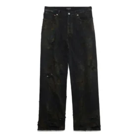 Pantalon baggy « Super Destroyed » « Black » 745248TBP471363