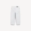 Pantalon capri Jackie pour femme, blanc Pantalon capri Jackie pour femme, blanc