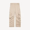 Pantalon cargo décontracté pour femme, couleur beige Pantalon cargo décontracté pour femme, couleur beige