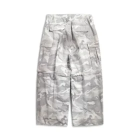Pantalon cargo large « Gris clair » 791053TQLA71400
